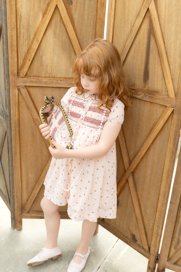 Smocked Pink Dress