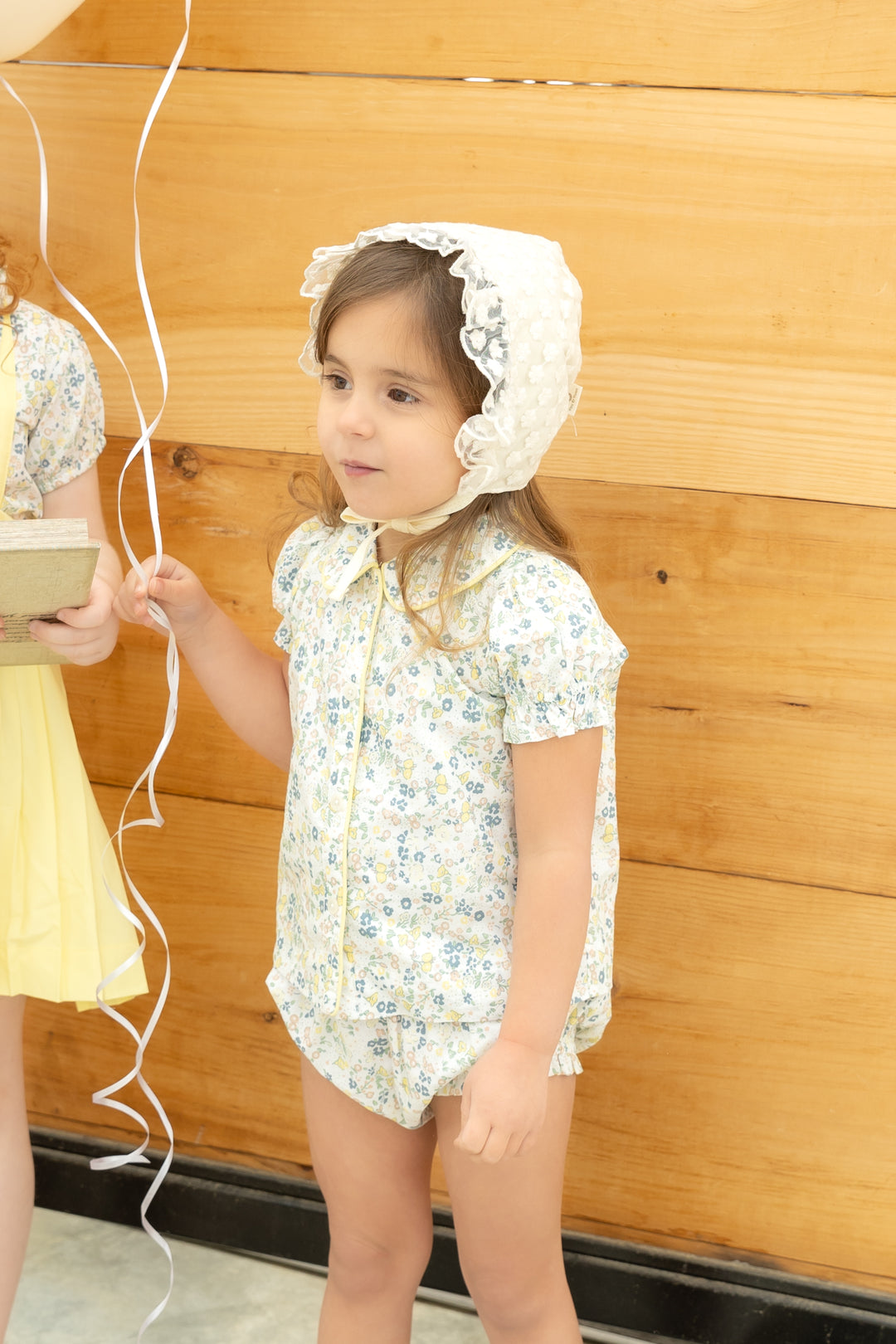 Floral Yellow Bloomer Set
