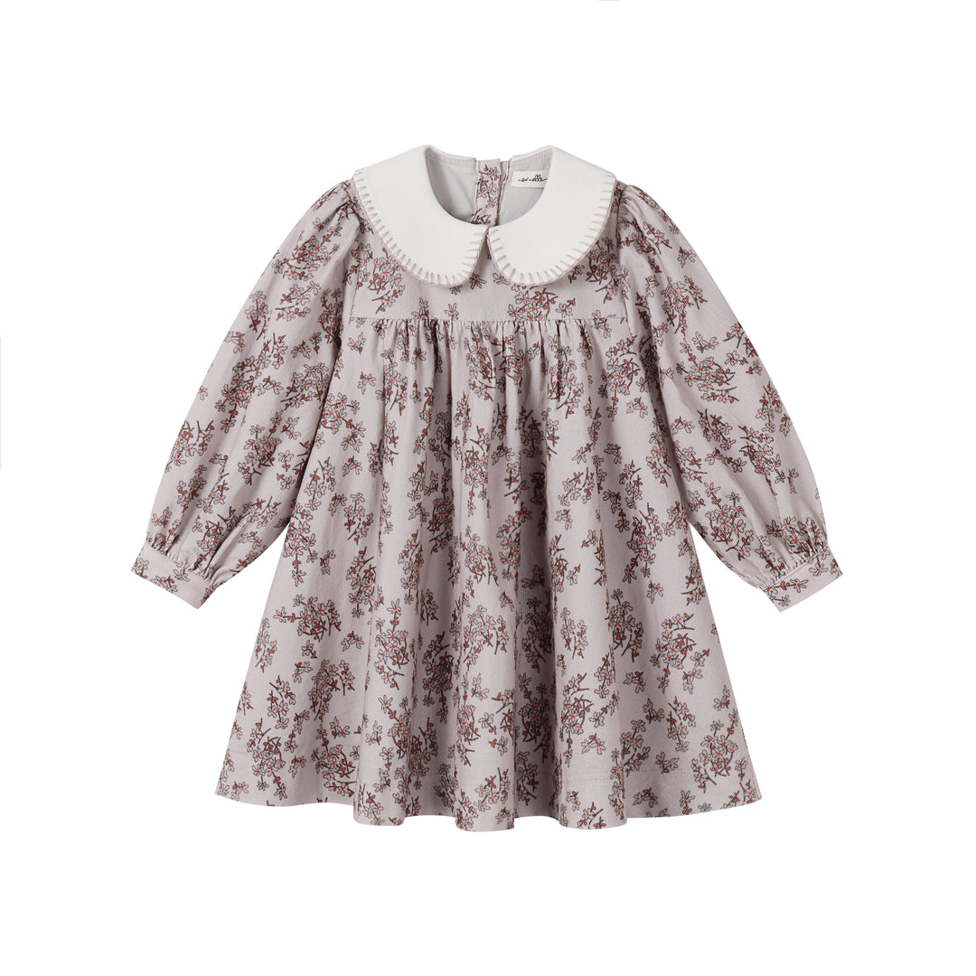 Corduroy Floral Dress