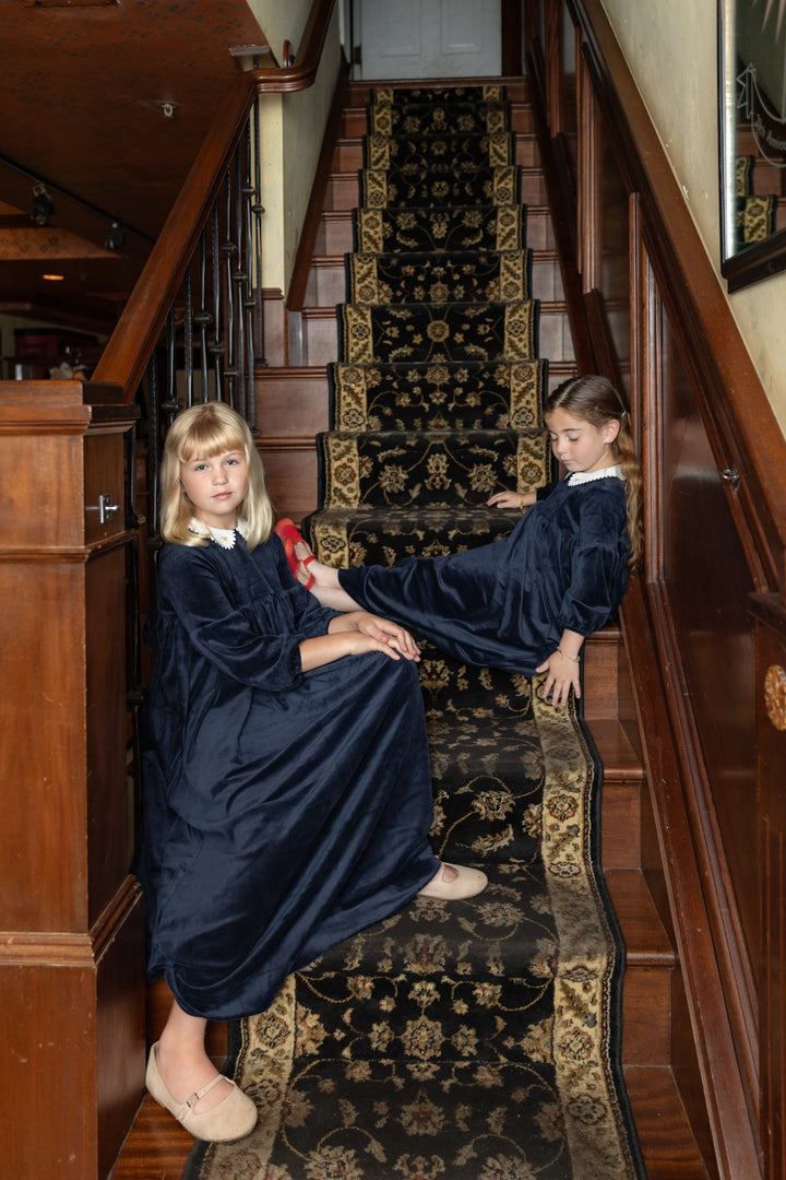 Velour Collar Robe