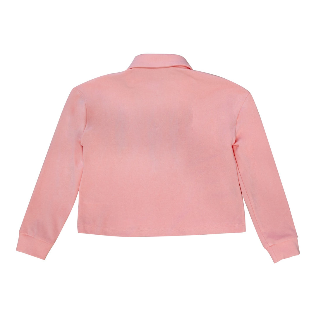 Polo Cropped Coral