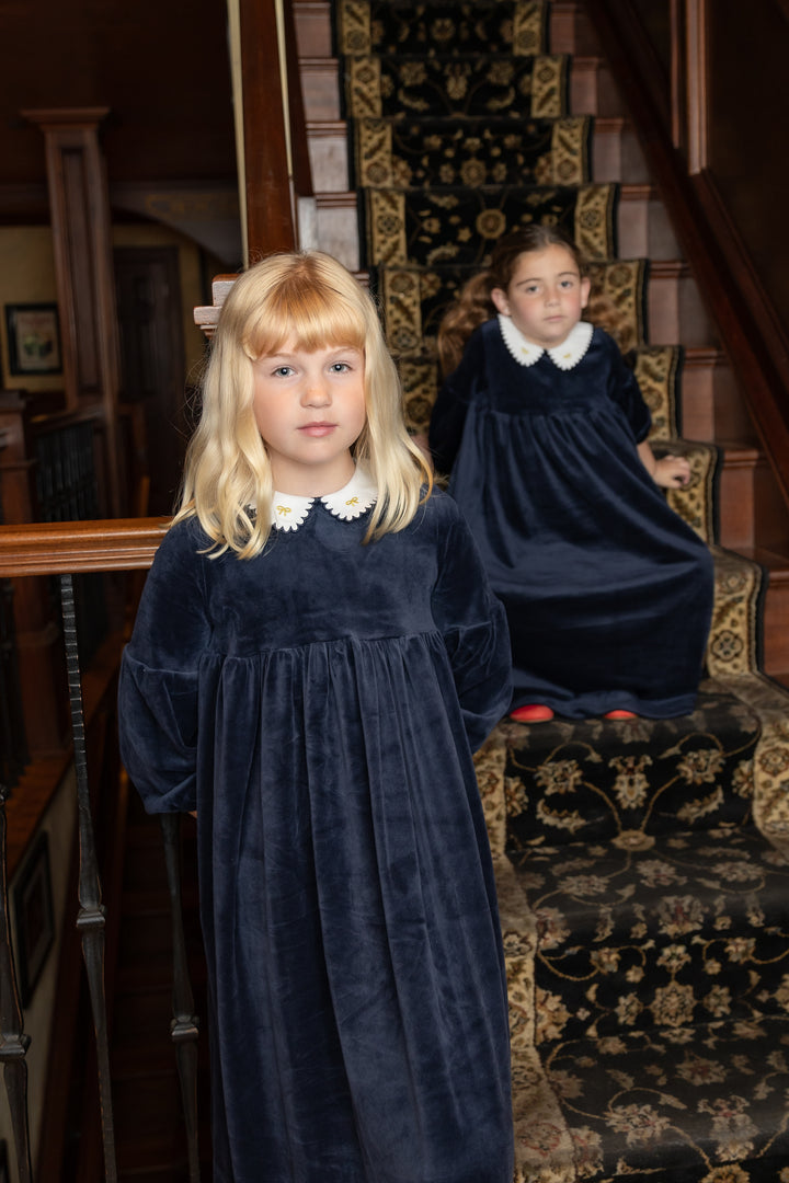 Velour Collar Robe