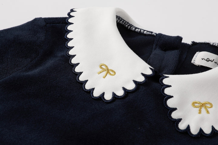 Velour Collar Robe
