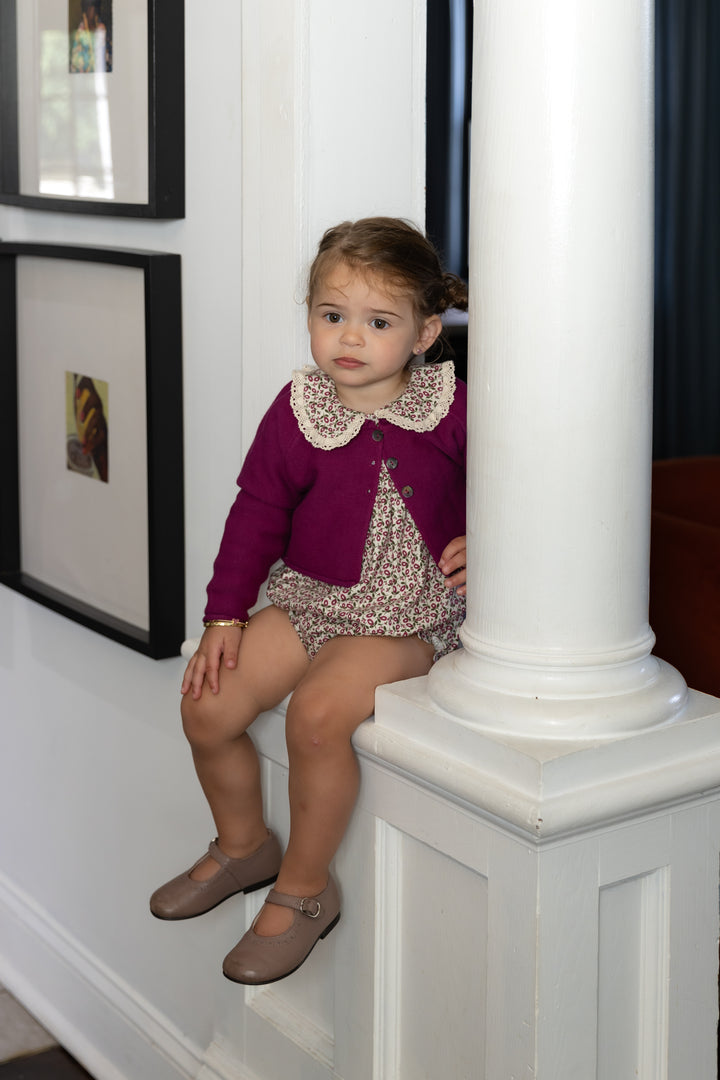 Magenta Cardigan