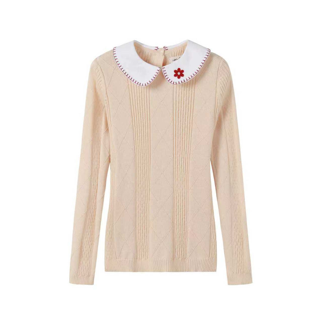 Peach Knit Sweater