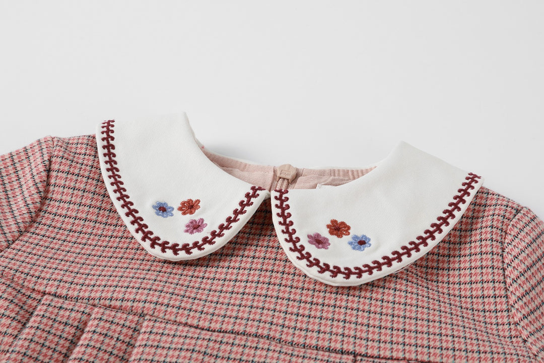 Houndstooth Pink Dress