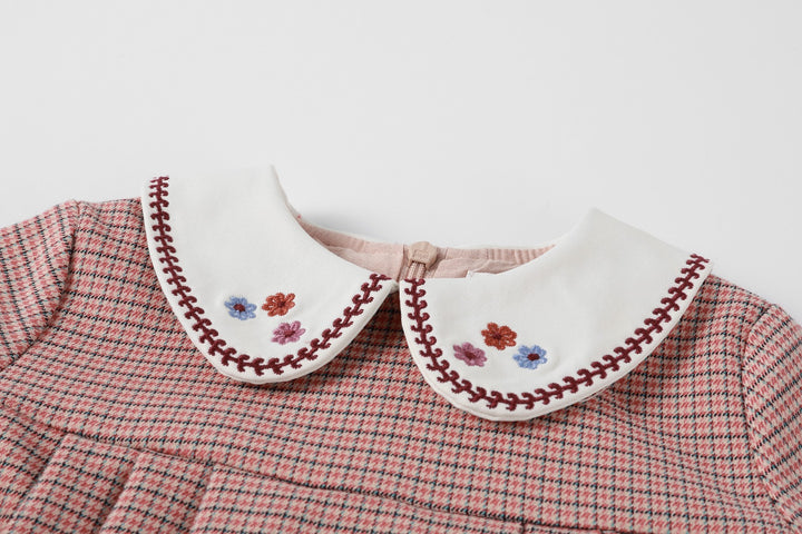 Houndstooth Pink Dress