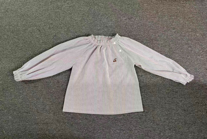 Brown Pinstripe Shirt