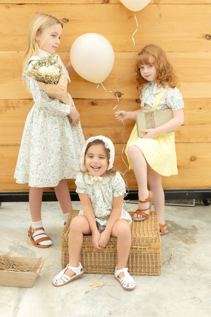 Yellow Pleated Jumper