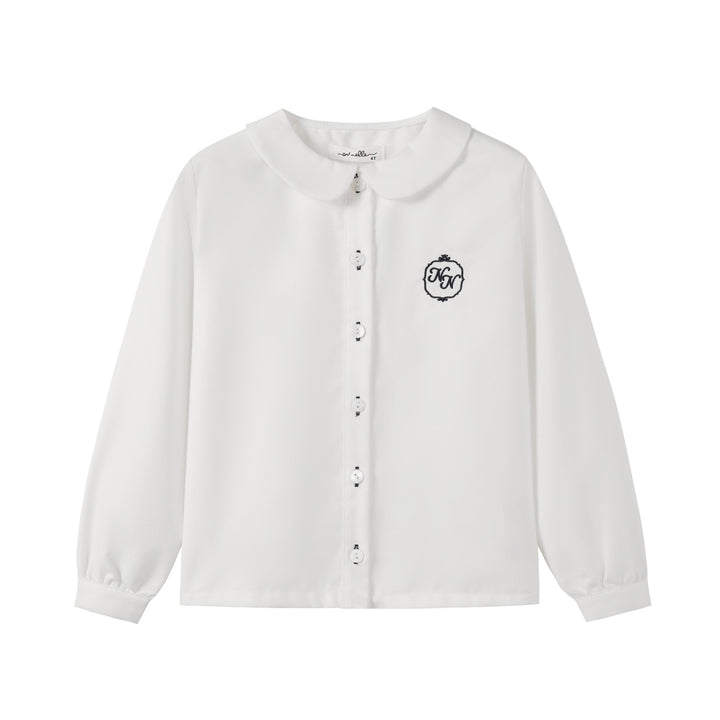 Boy White Logo Shirt