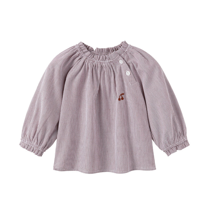 Brown Pinstripe Shirt