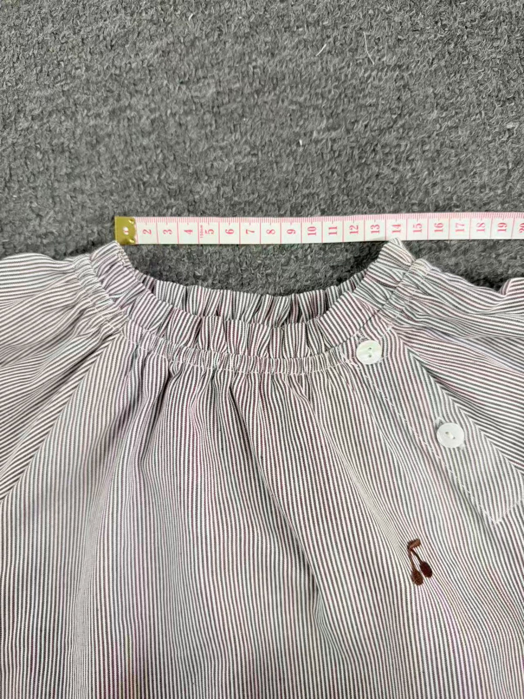Brown Pinstripe Shirt