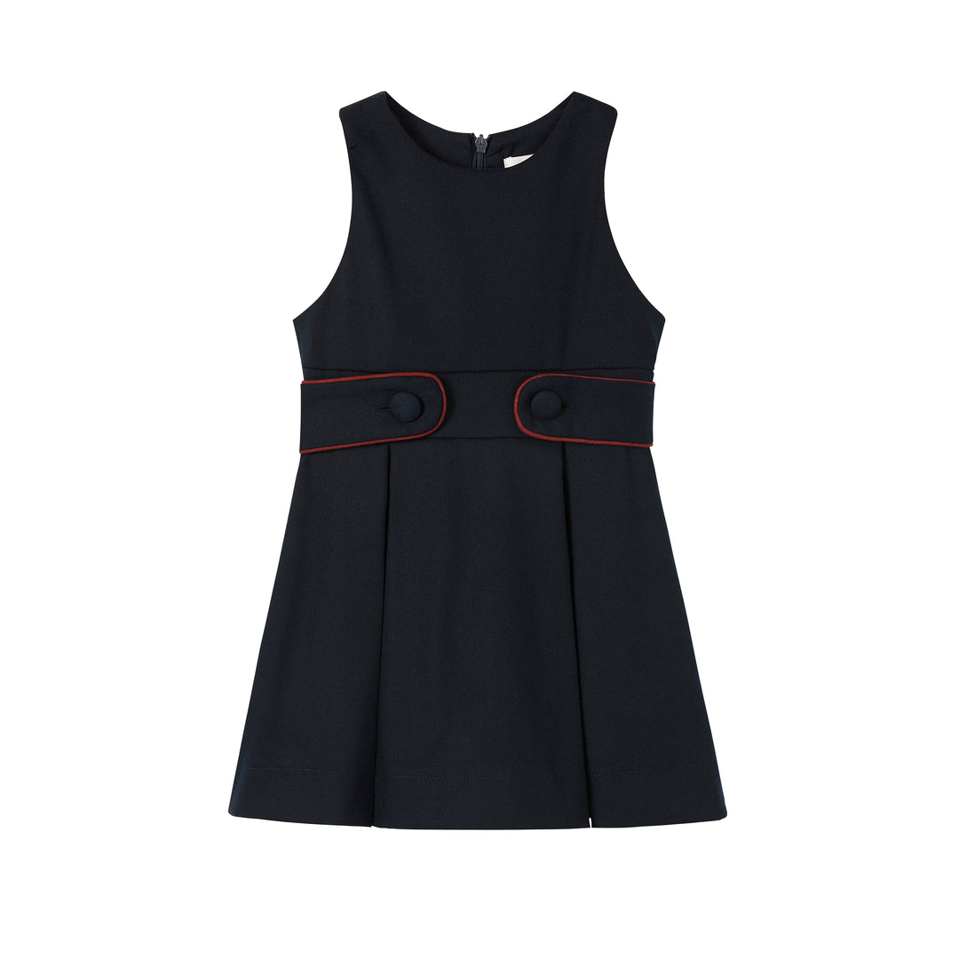 Piped Navy Jumper