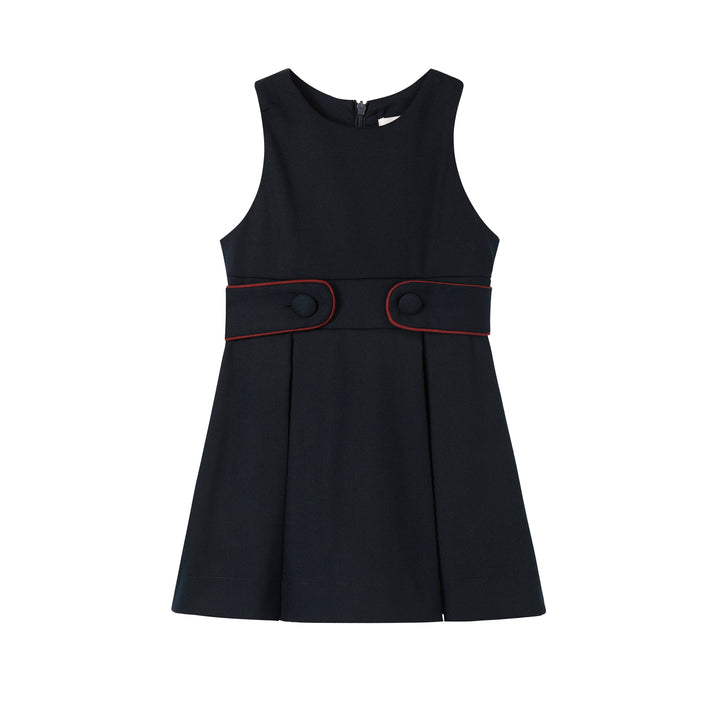 Piped Navy Jumper