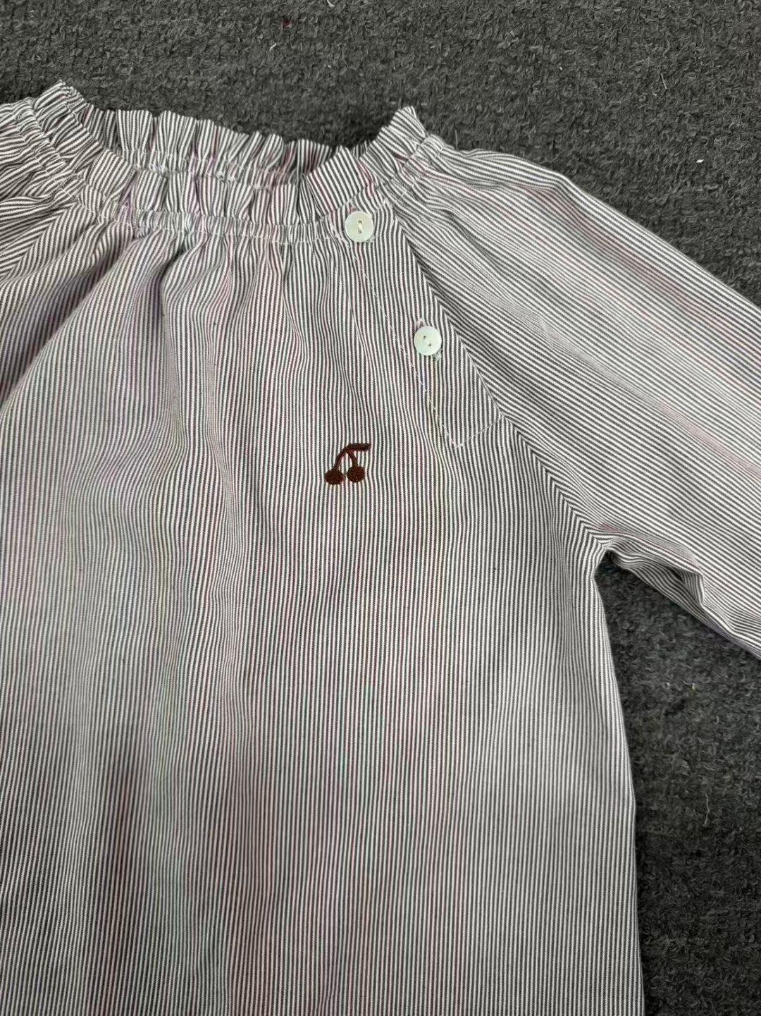 Brown Pinstripe Shirt