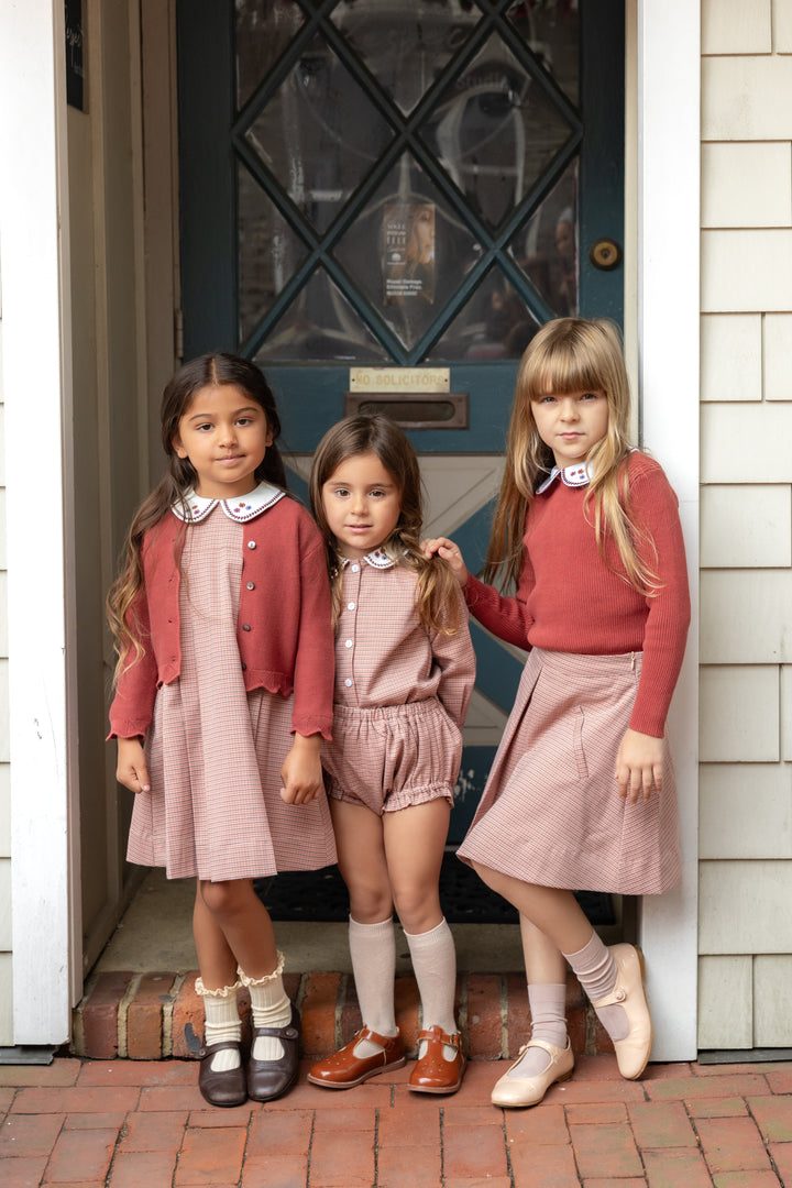 Houndstooth Pink Dress