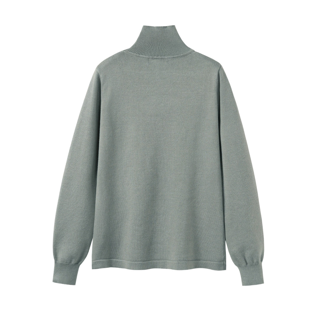 Teen Sage Knit Turtleneck