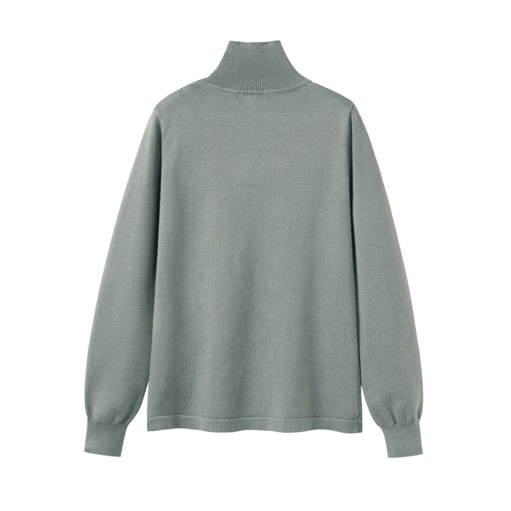 Teen Sage Knit Turtleneck