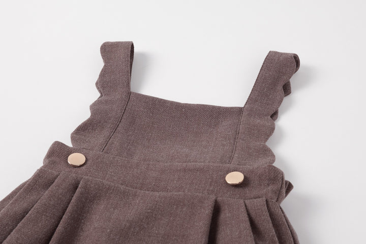 Brown Scallop Wool Jumper