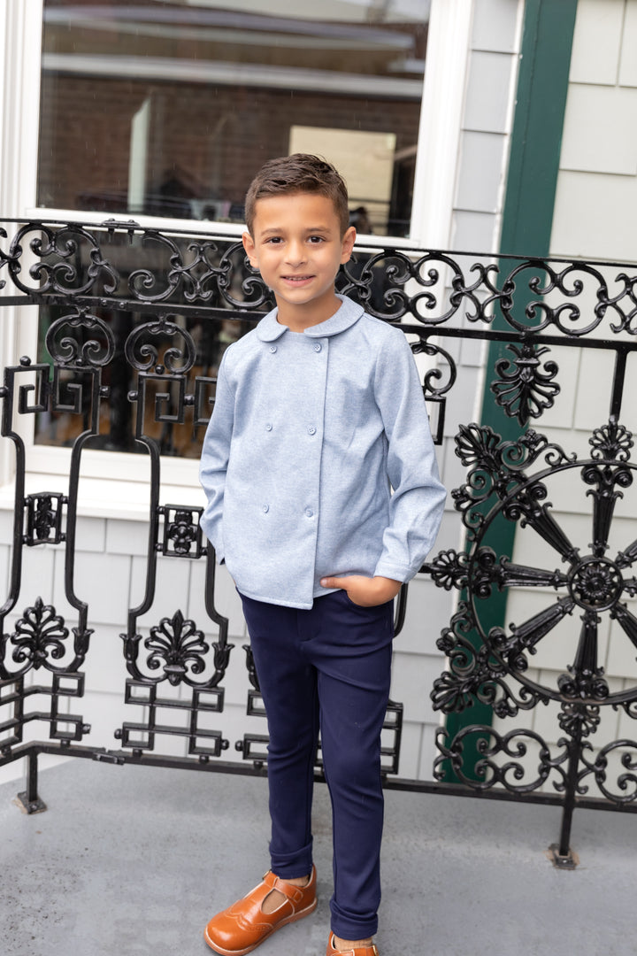 Black/Navy Shabbos Pants