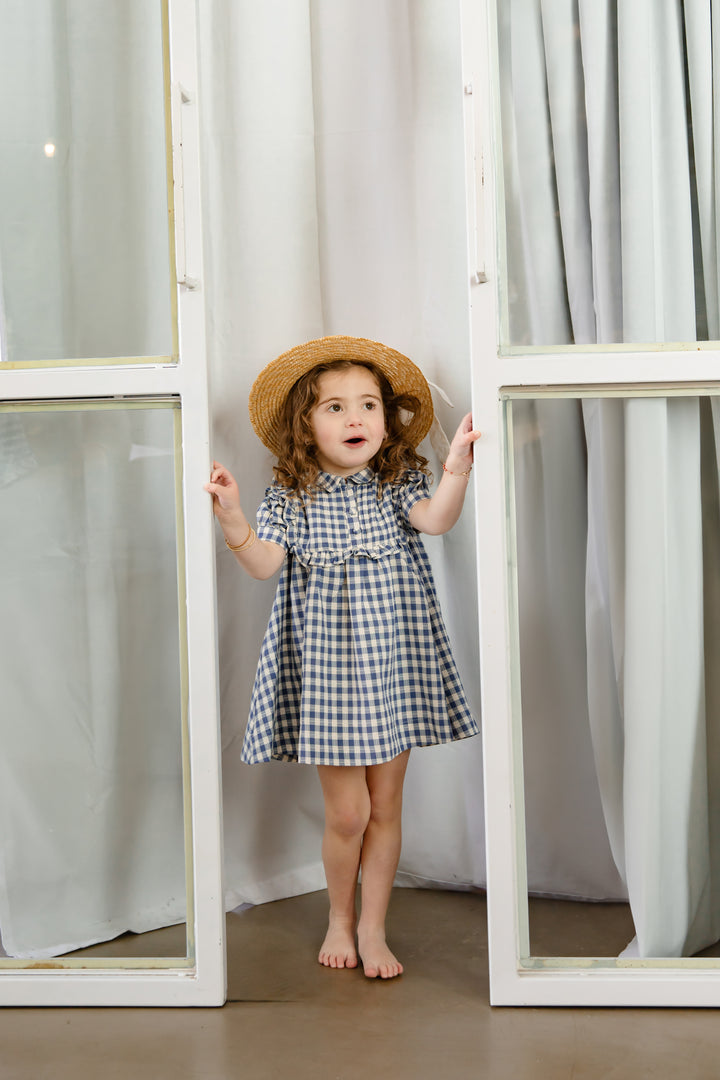 Gingham Ruffle Dress