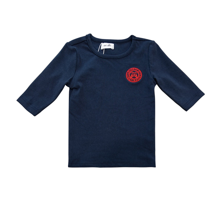 Stamp Tee Navy