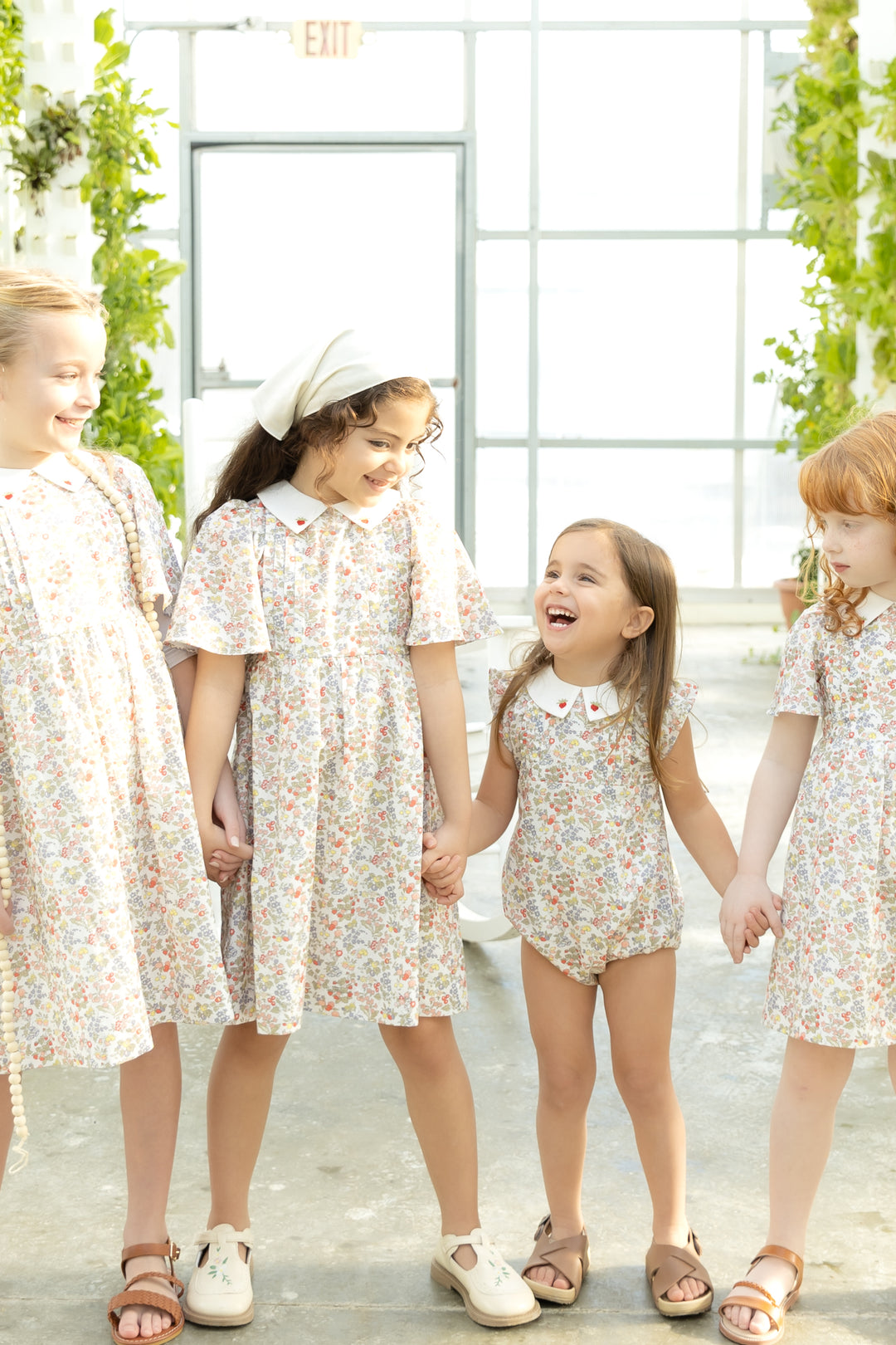 Strawberry Embroidered Romper