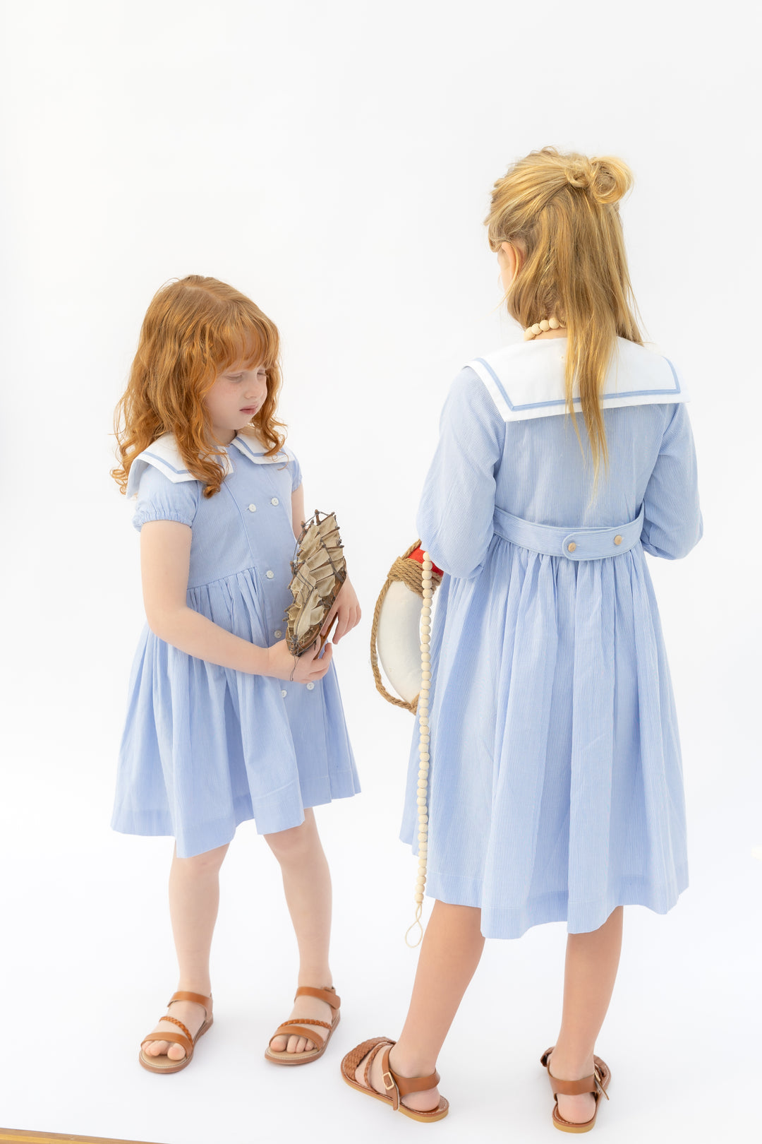 Striped Double Breasted Dress