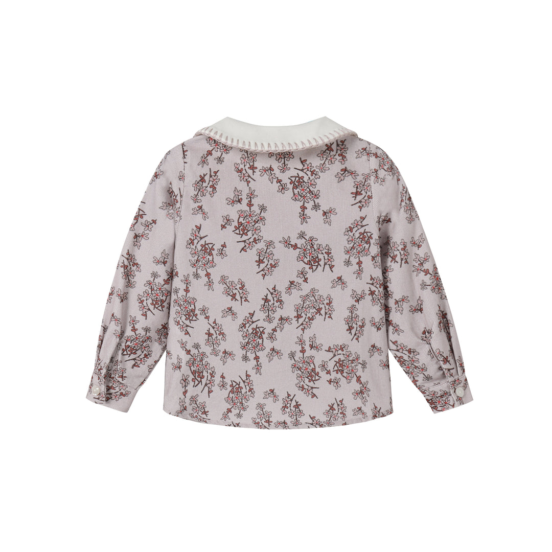 Corduroy Floral Shirt