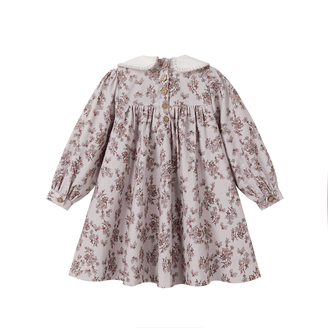 Corduroy Floral Dress