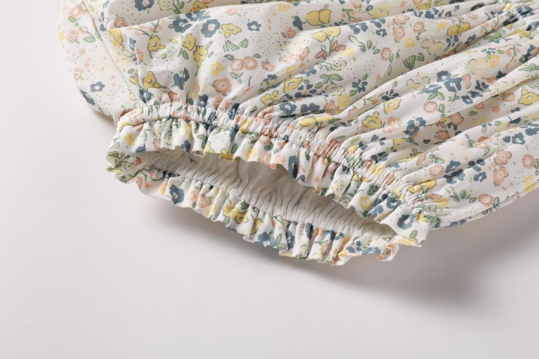 Floral Yellow Bloomer Set