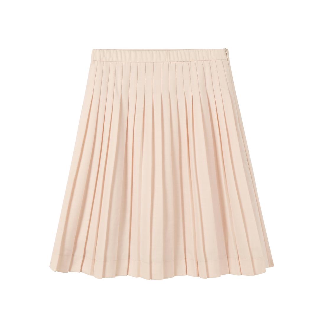Pleated Peach Skirt