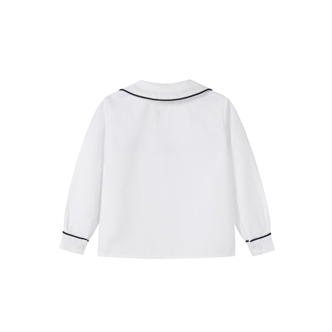 Piped Boy Blouse