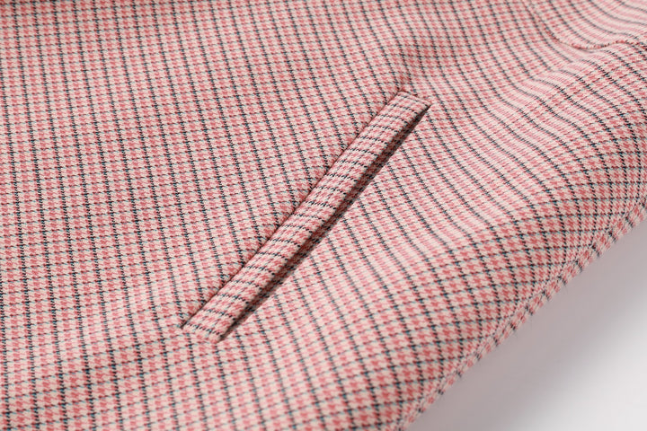 Houndstooth Pink Skirt