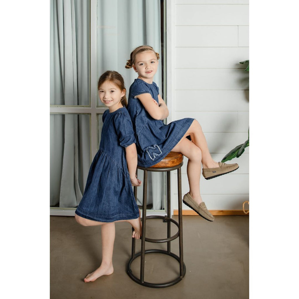 Denim Drop Waist Dress – Nou Nelle