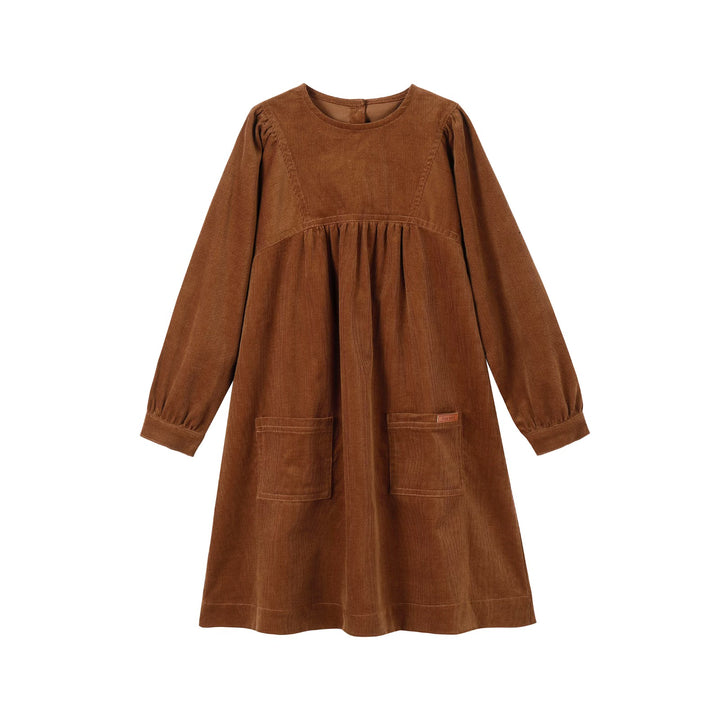 Corduroy Dress Brown