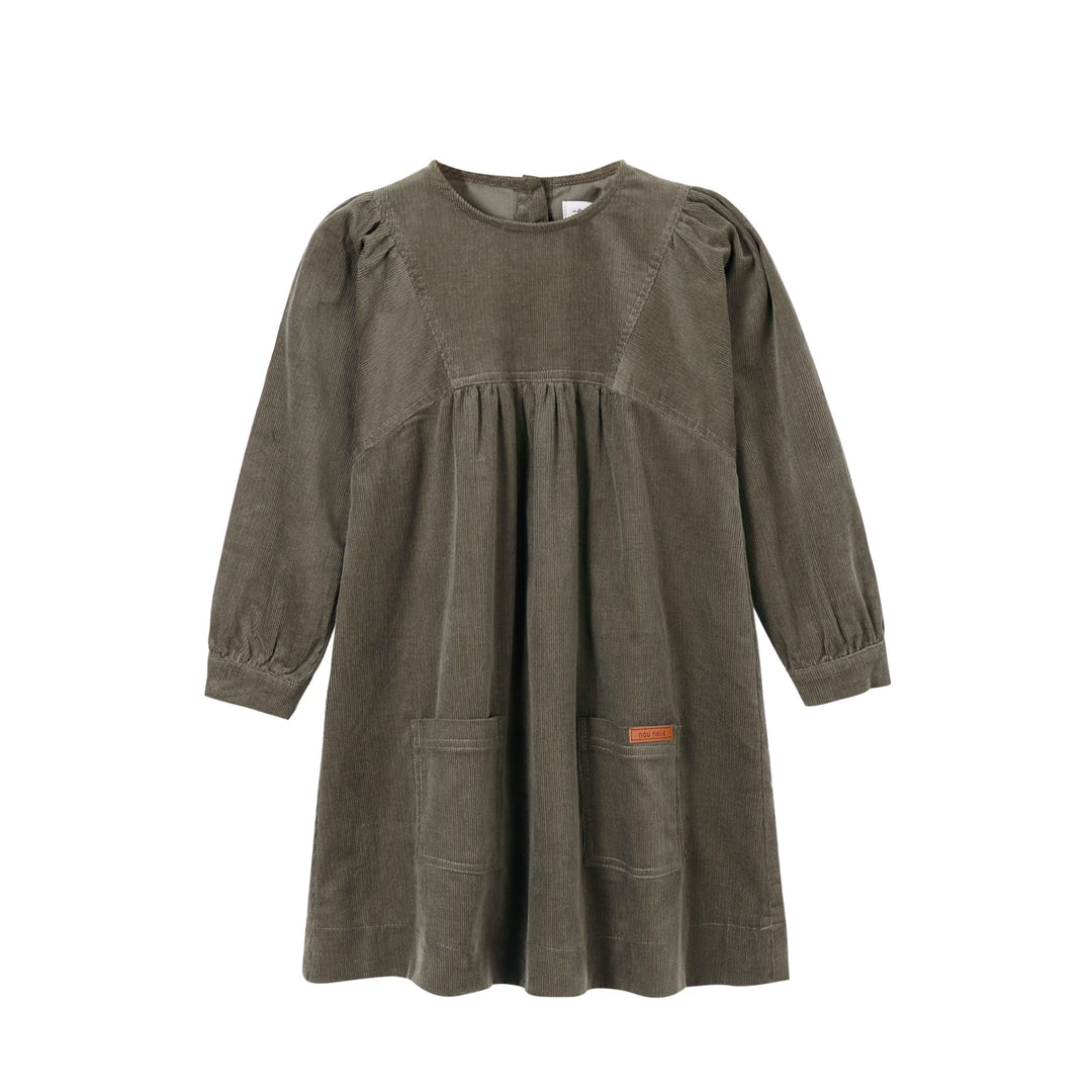 Corduroy Dress Green