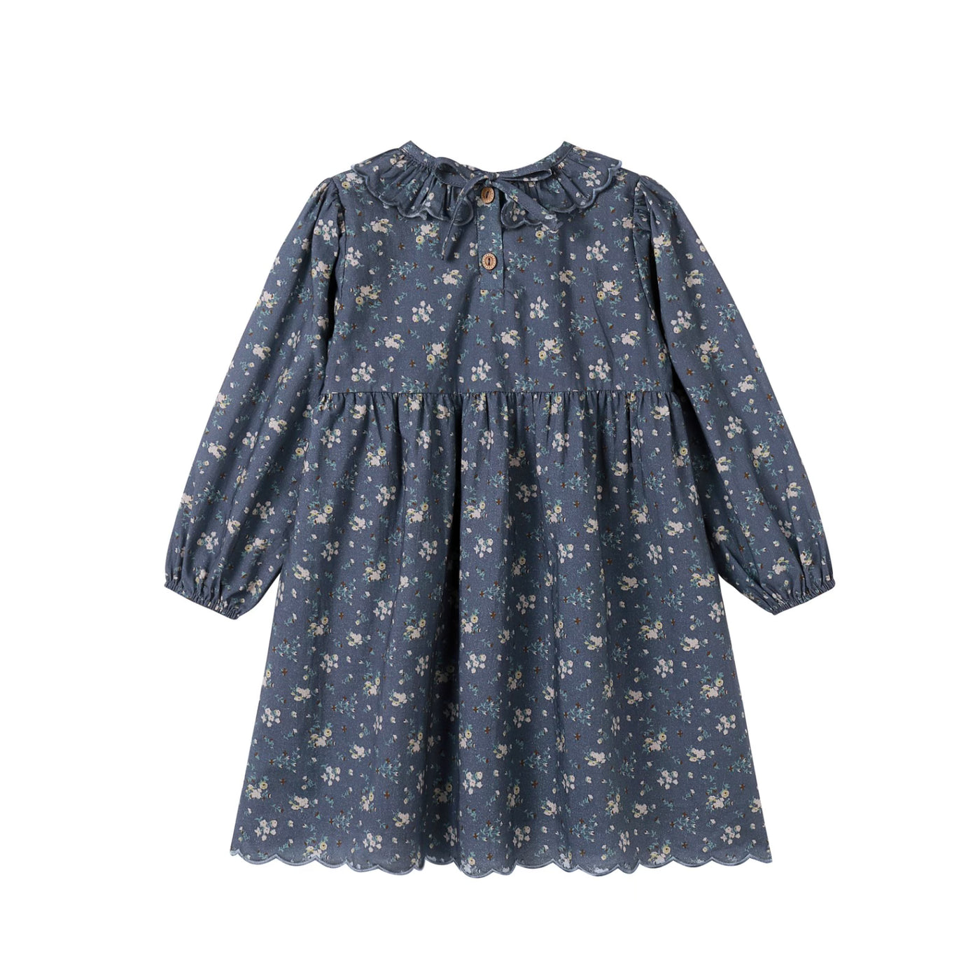 Floral Scallop Dress Nou Nelle