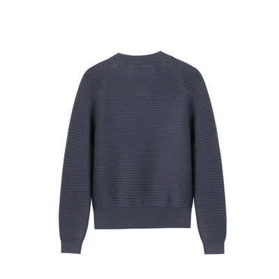 V-neck Sweater Slate Blue