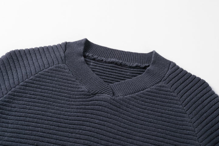 V-neck Sweater Slate Blue