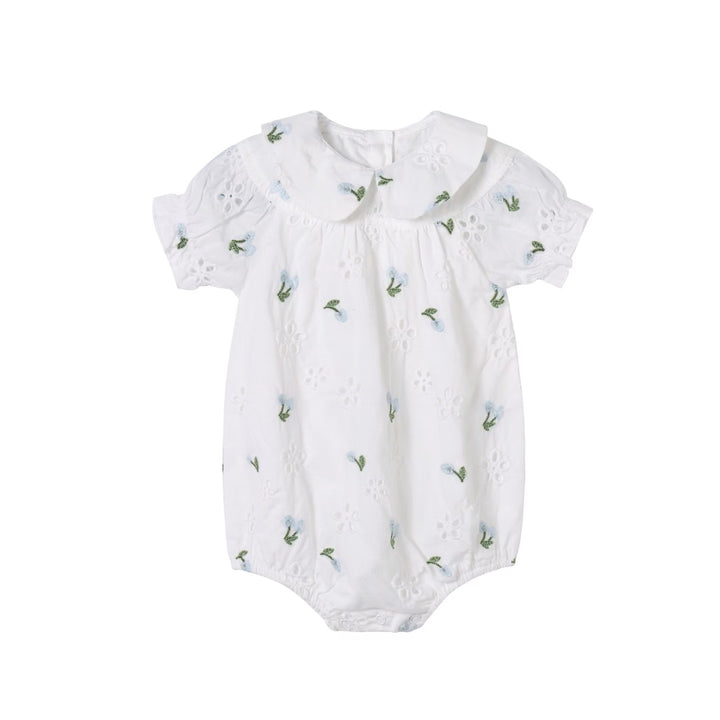 Eyelet Peter Pan Romper